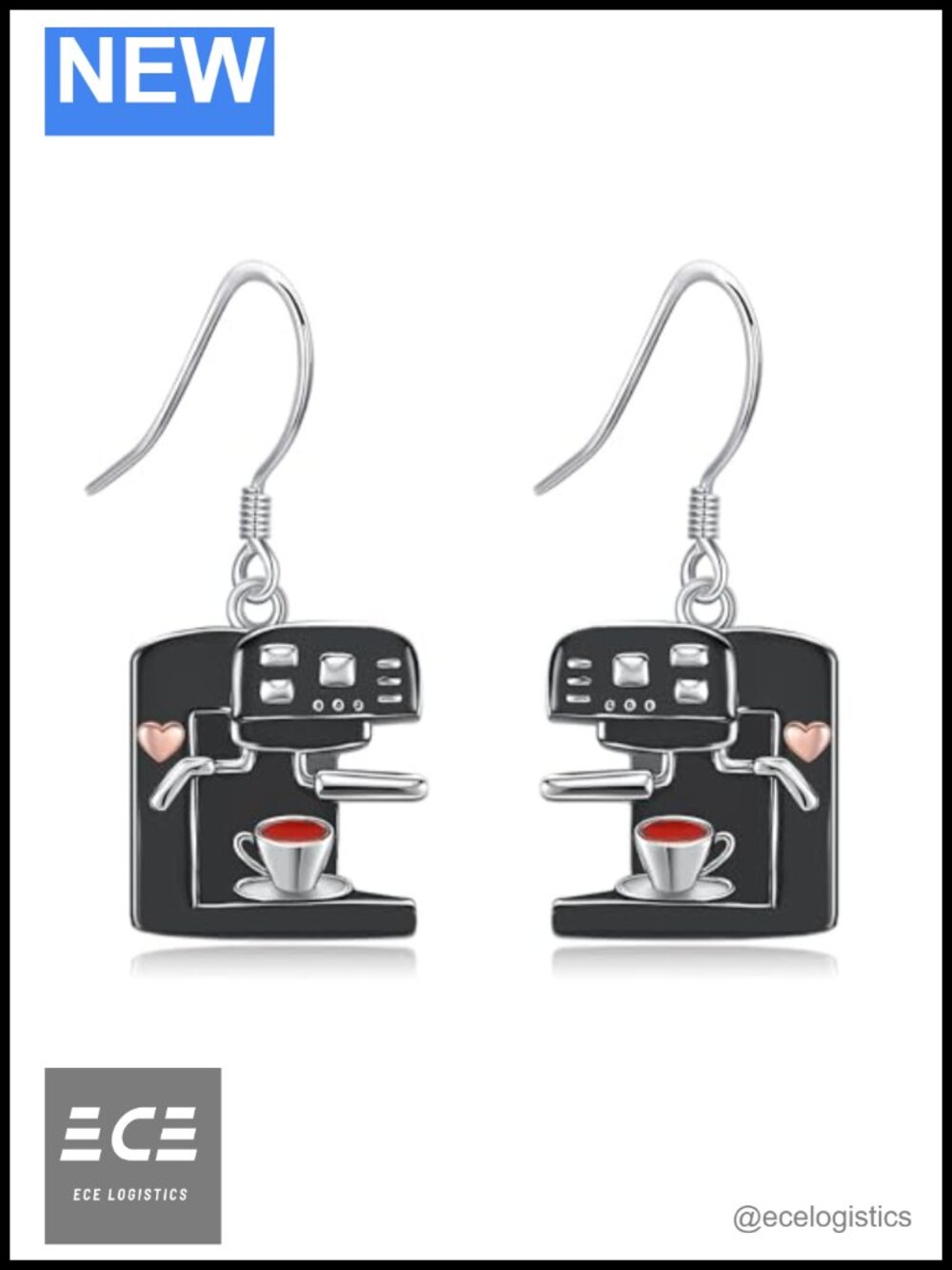 Sterling Silver Food Dangle Earrings Cheese Corn Margarita Pizza